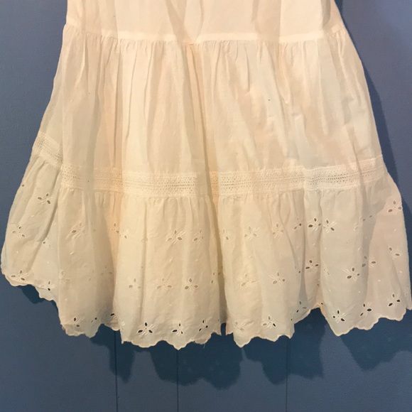 Gap White Cotton and Lace Dress - Picture 3 of 6